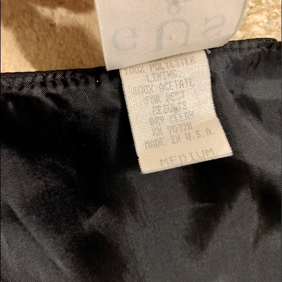 Guss & Max Black White Sleeveless Animal Print Shift Dress Sz M - Picture 7 of 9